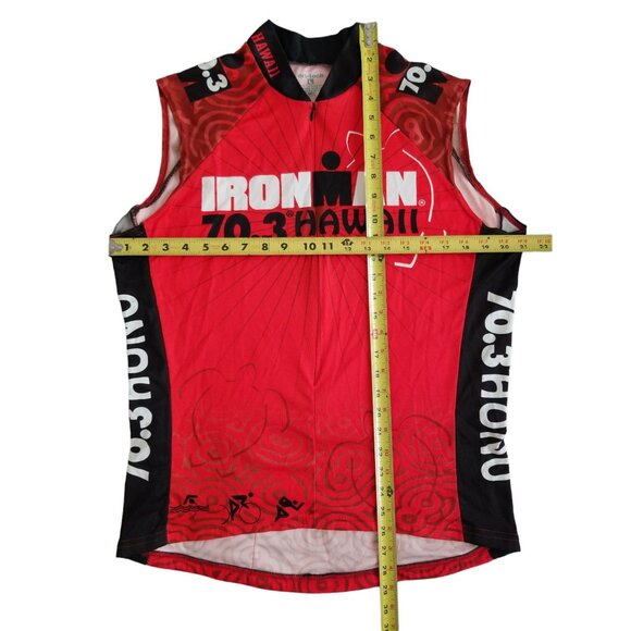 Cycling Jersey Hawaii Ironman 70.3 Kohala Coast Sleeveless  Dri-Tech Size Large - Picture 4 of 9